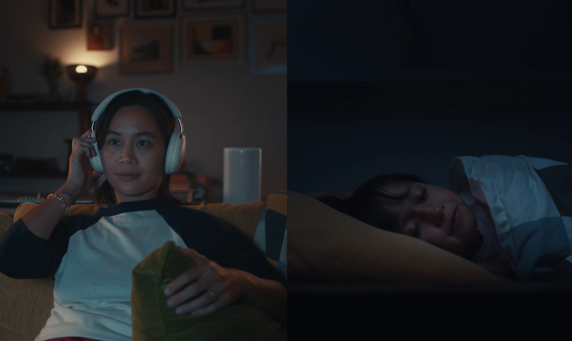 Surround sound for you. Silence for them.