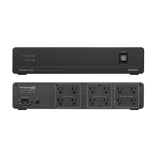 Audioquest PowerQuest 303 12-Outlet Power Conditioner & Non-Sacrificial Surge Protector