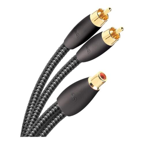 Audioquest Y Splitter Cable, one RCA Female to Two RCA Male
