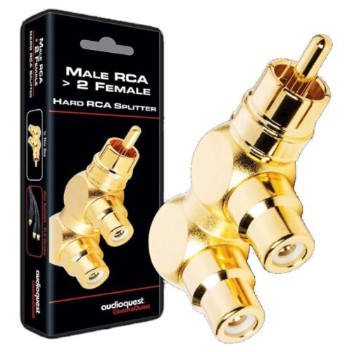Audioquest RCA Male to Two RCA Female Adapter