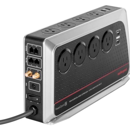 Audioquest PowerQuest® 3 8-Outlet Power Conditioner & Non-Sacrificial Surge Protector