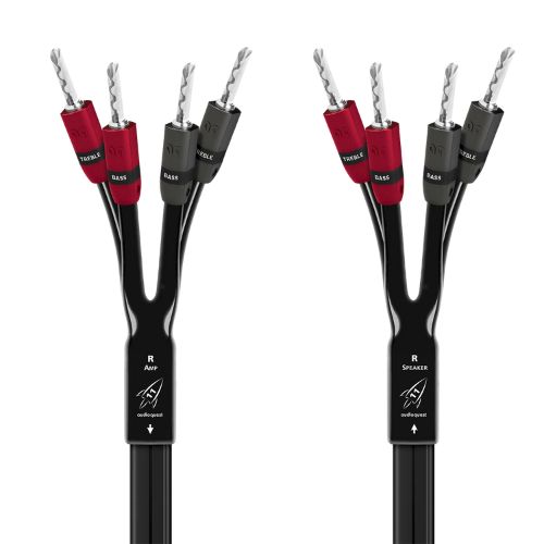 Audioquest ROCKET 11 Single BiAmp Speaker Cable w/ SureGrip 300 Connectors