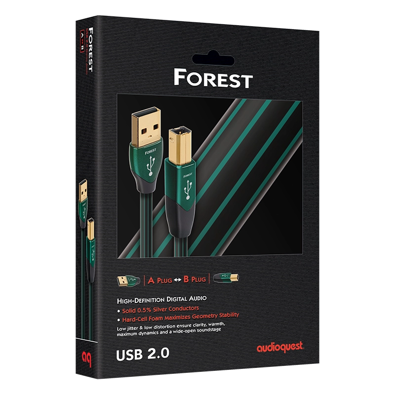 Audioquest FOREST USB A>B High-Definition Audio Cable - Image 2