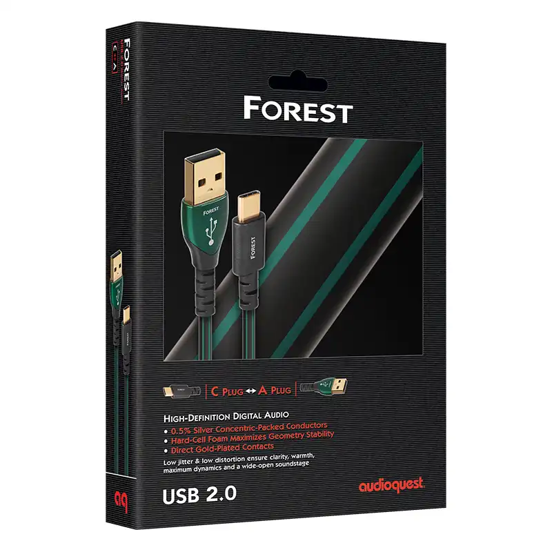Audioquest FOREST USB C>A High-Definition Audio Cable - Image 2