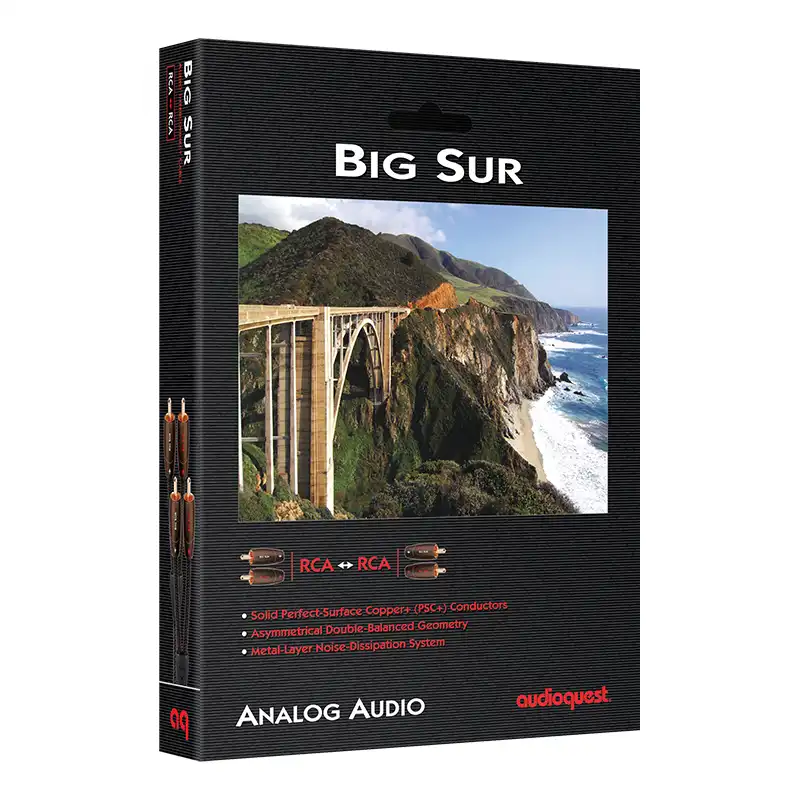 Audioquest BIG SUR RCA to RCA Analog Audio Interconnect Cable (Open Box) - Image 2