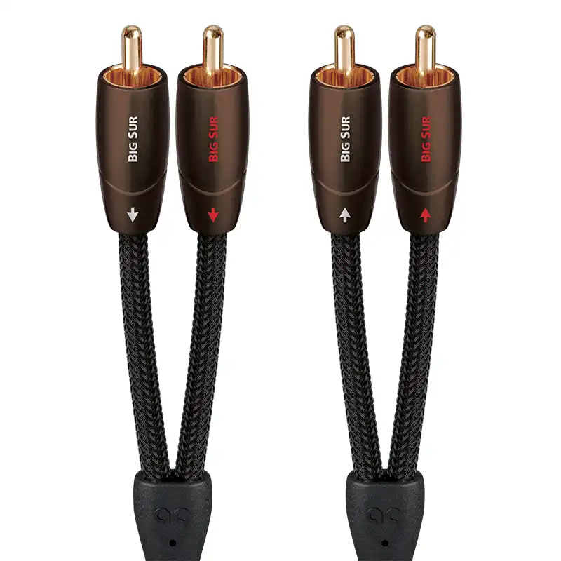 Audioquest BIG SUR RCA to RCA Analog Audio Interconnect Cable (Open Box)