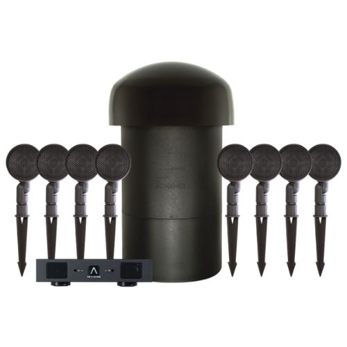sonance garden series sgs 8.1 outdoor speaker system (8 sats, 1 sub)