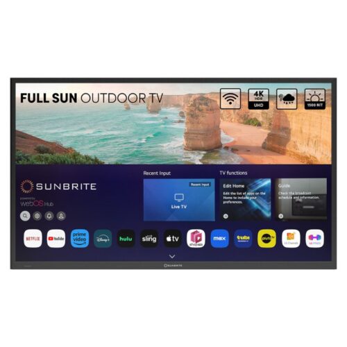 SunBrite Solis Series 4K Full-Sun Outdoor Smart TV