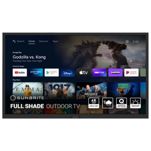 SunBrite 55" Veranda 3 Series Full-Shade 4k HDR Outdoor Smart TV
