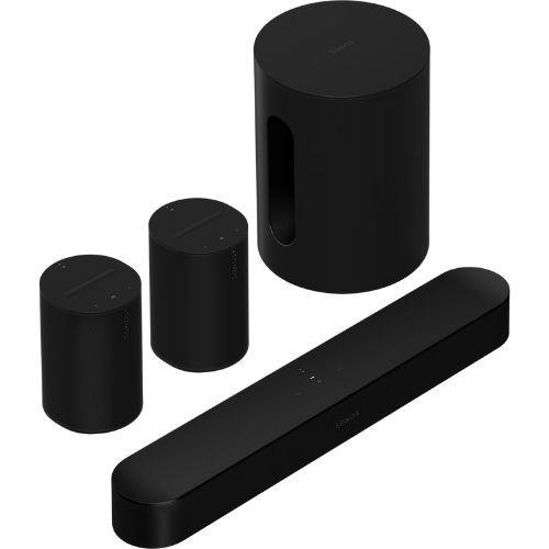 Sonos Immersive Speaker Set with Beam G2 + Sub Mini + 2x Era 100