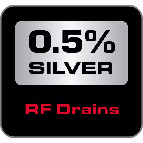 0.5% Silver RF Drains