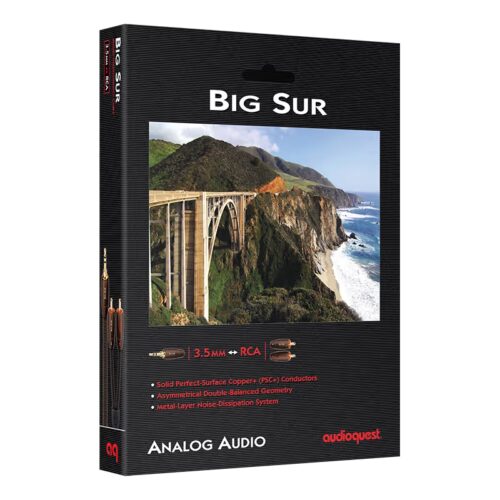 Audioquest Big Sur 3.5mm Mini to RCA Cable Box