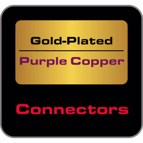 Gold Plated Purple Copper Connectors