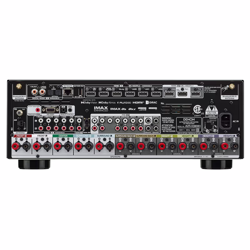 Denon AVR-X3900H 9.4 Channel 105W 4k/8k Dolby Atmos Receiver - Image 2