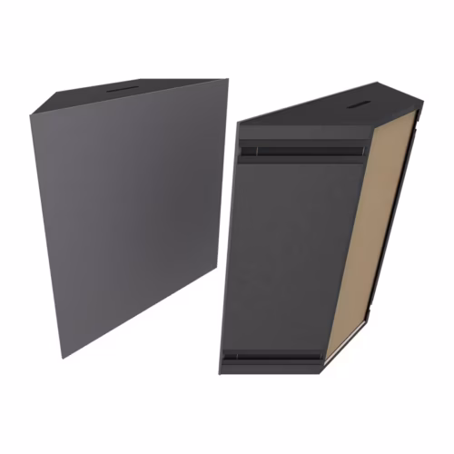 Vicoustic Super Bass Extreme Ultra VMT Panels in Grey — fabric front membrane bass trap